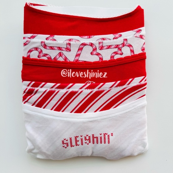 •Victoria’s Secret PINK• 5-Pack Cotton Thongs L - Picture 3 of 4